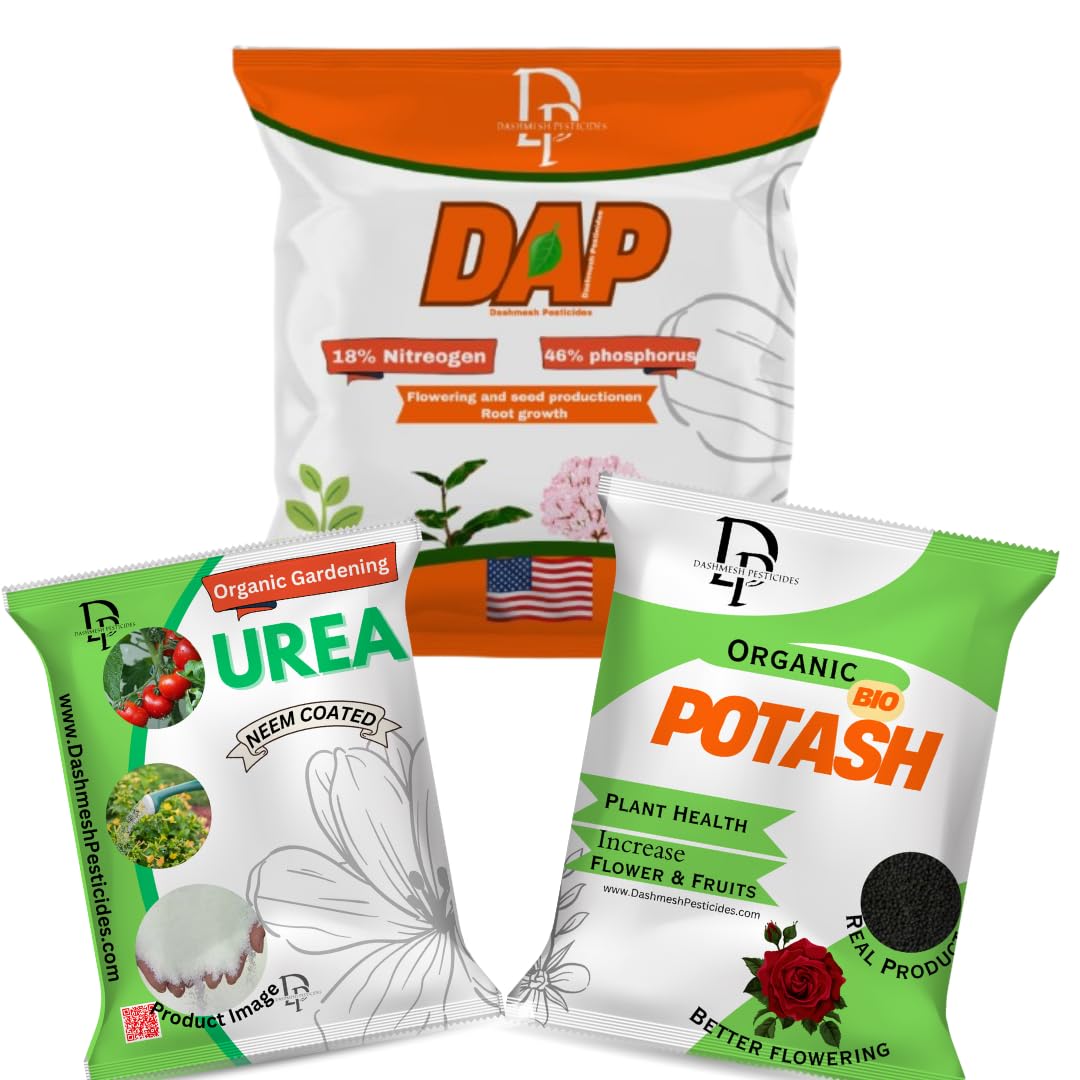 Essential Garden Nutrition Pack (Urea N46% + DAP + Potash) - Dashmesh Pesticides