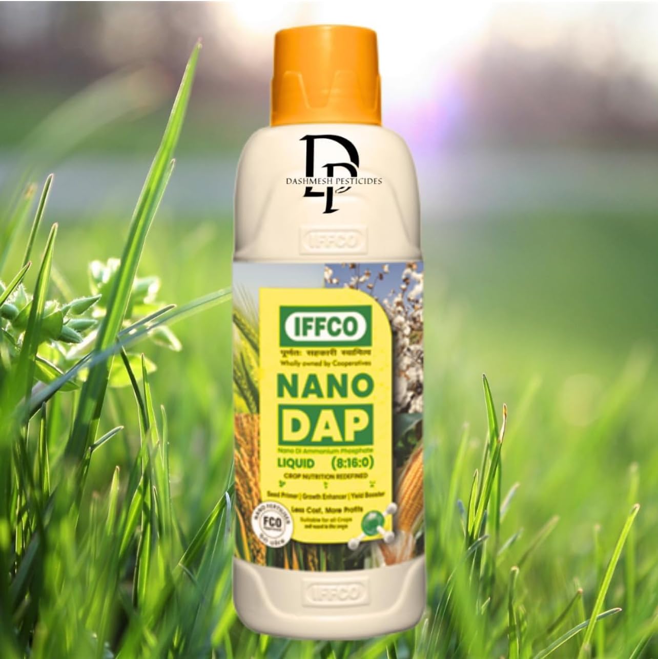 IFFCO Nano DAP Liquid Bio Fertilizer for Plants and Garden, Plant Growth Booster, Pack of 3 - Dashmesh Pesticides