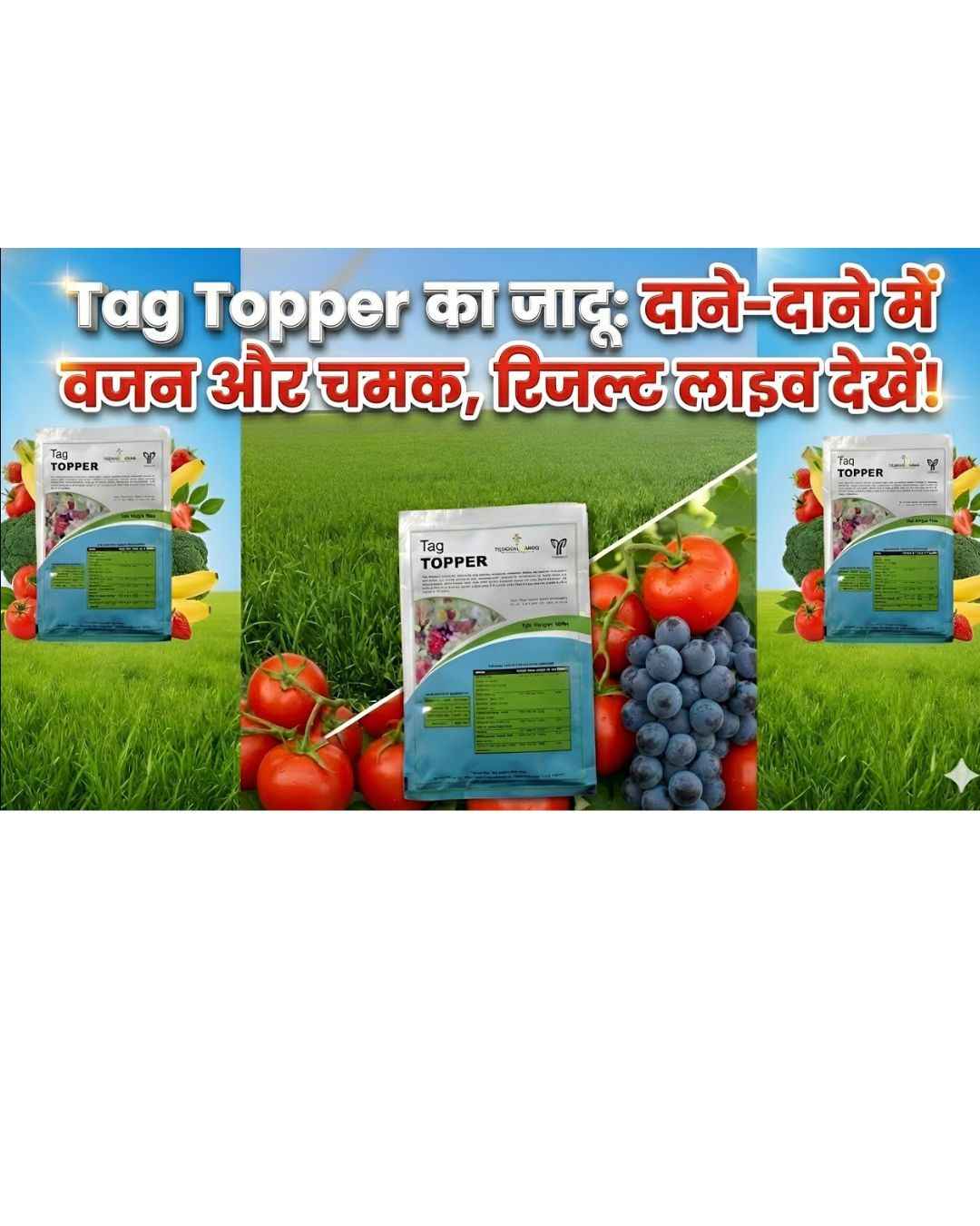 Tropical TAG Topper Plant Growth Booster – Micronutrient Fertilizer for Higher Yield